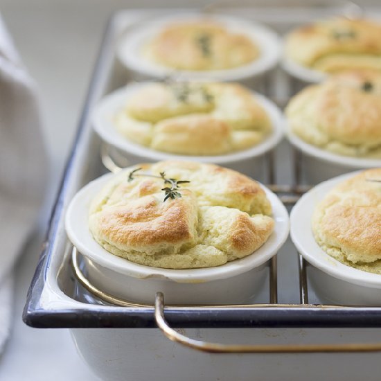 Spring Artichoke Soufflé