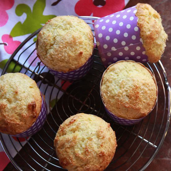 Lime and Coconut Muffins