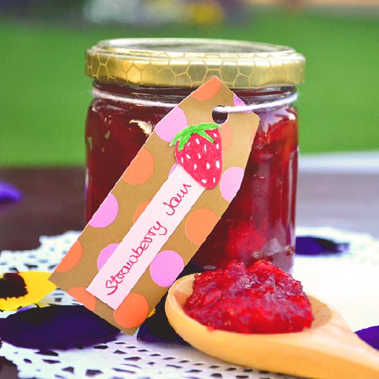 Low Sugar Strawberry Jam