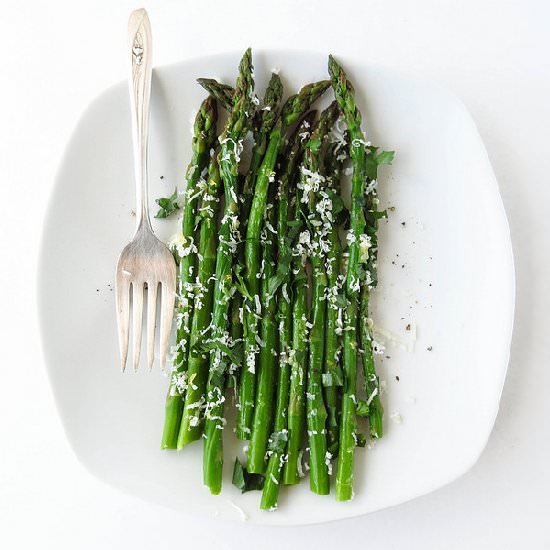 Asparagus with Lemon and Manchego