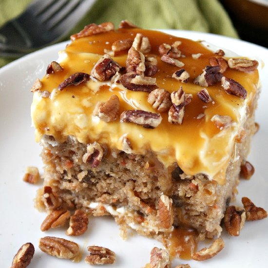 Sea Salt Caramel Carrot Cake