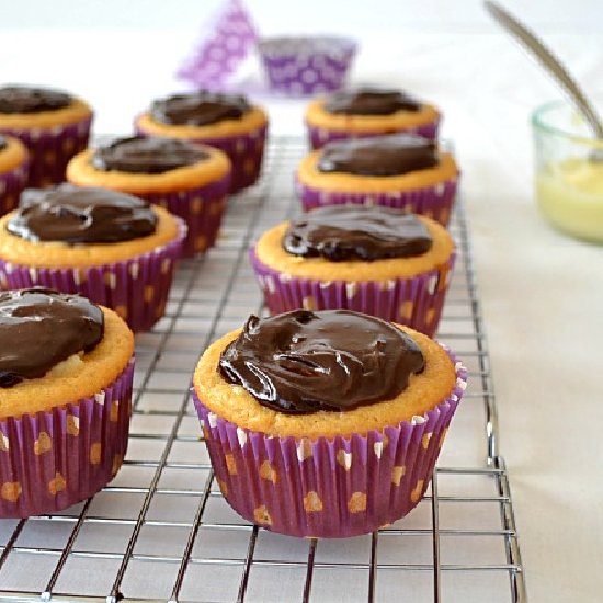 Boston Cream Pie Cupcakes