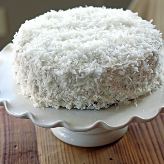 Classic Vegan Coconut Cake