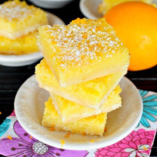 Orange Pie Bars