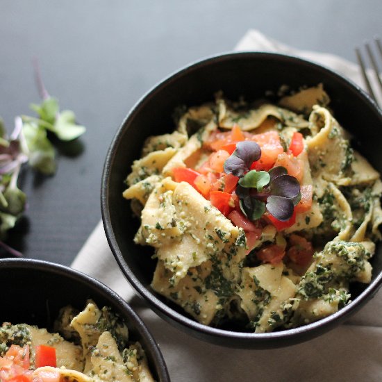 Basil + Perilla Pesto Pasta