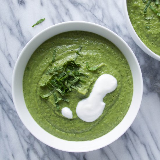 Minted Spring Pea Soup