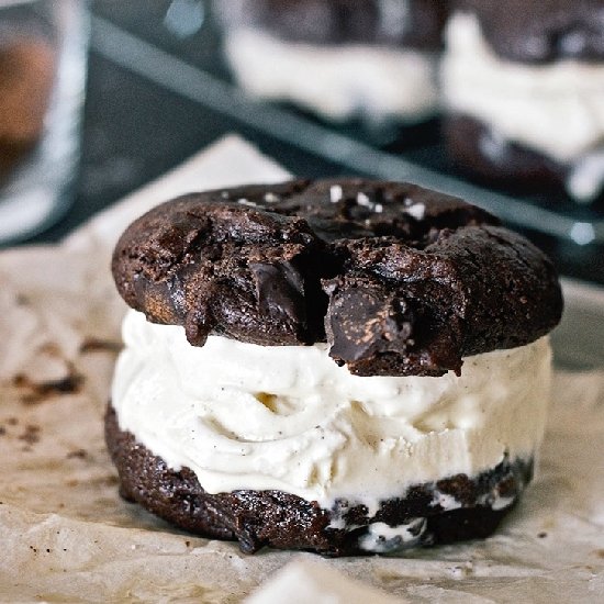 Chocolate Diablo Ice Cream Sandwich