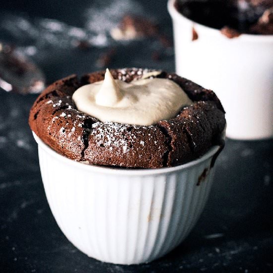 Flourless Chocolate Souffle