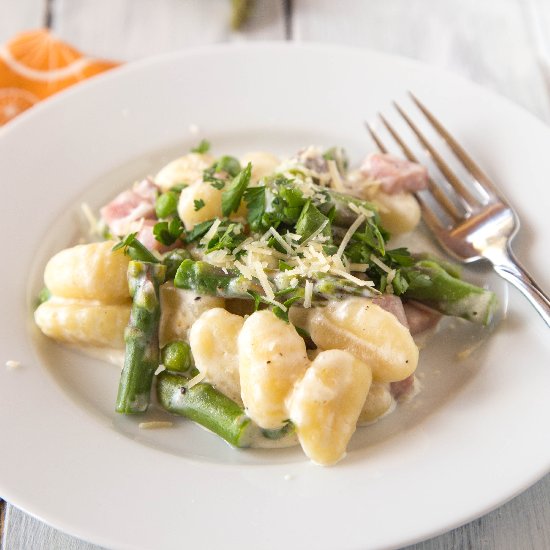 Creamy Spring Gnocchi