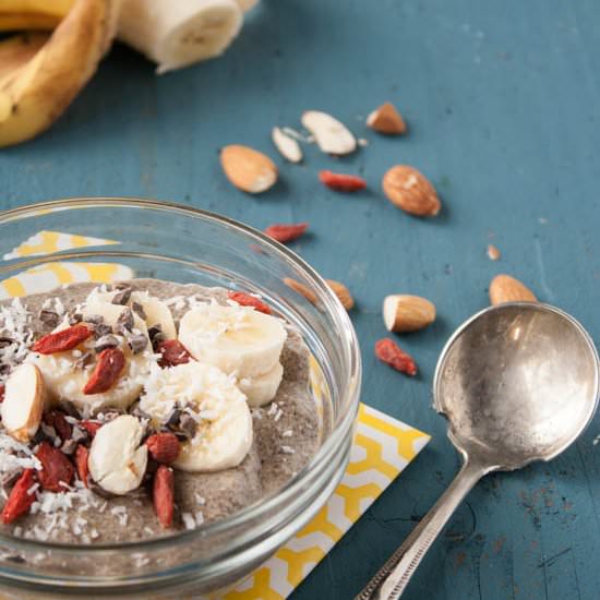 Creamy Vanilla-Almond Chia Pudding