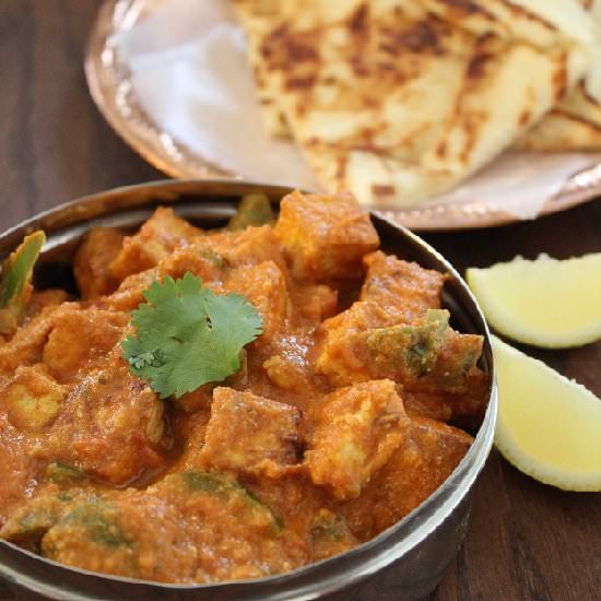 Vegan Tofu Bell Pepper Curry