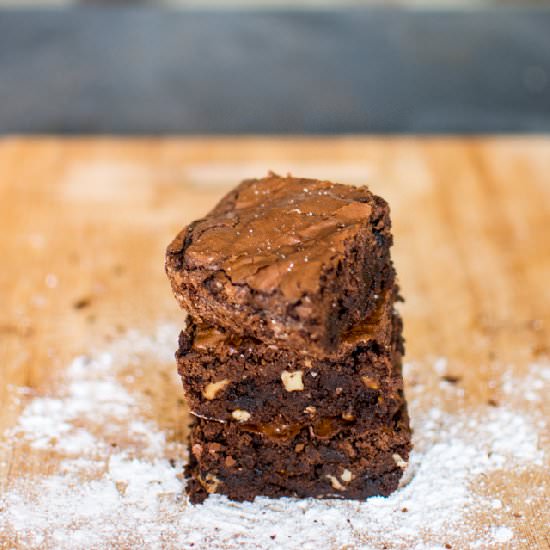 Gooey Walnut Brownie