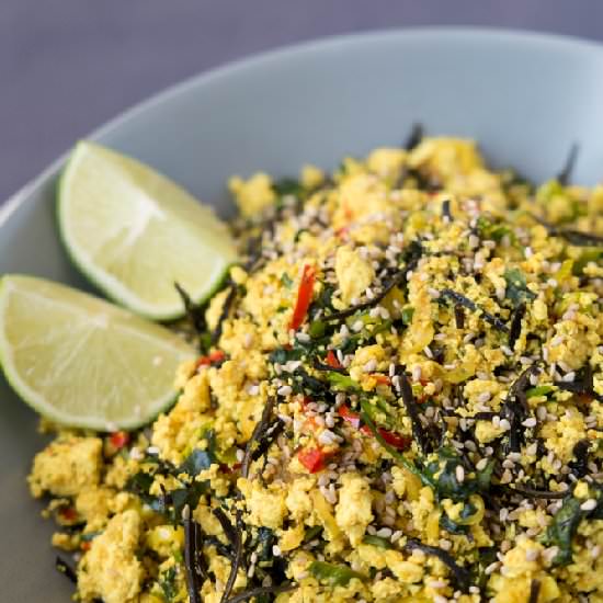 Lemongrass and Arame Scrambled Tofu