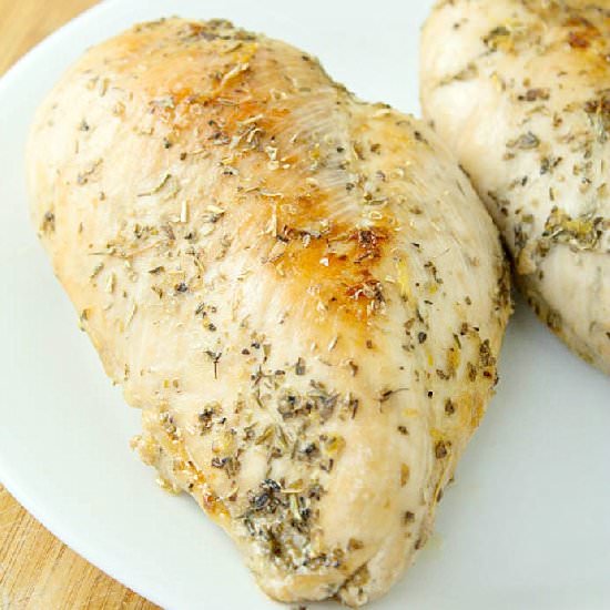 Pan Roasted Lemon Chicken