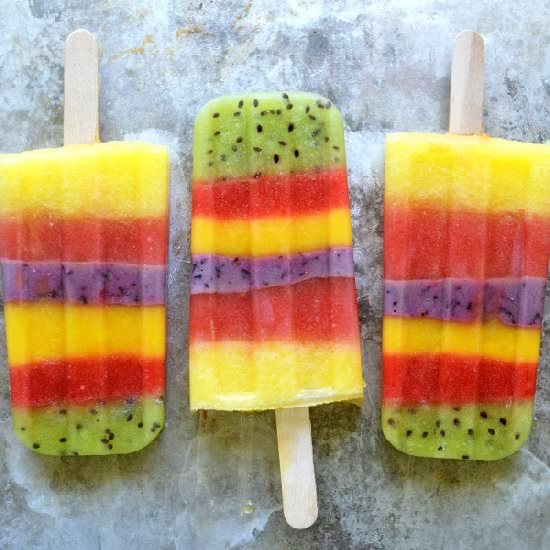 Whole Fruit Popsicles