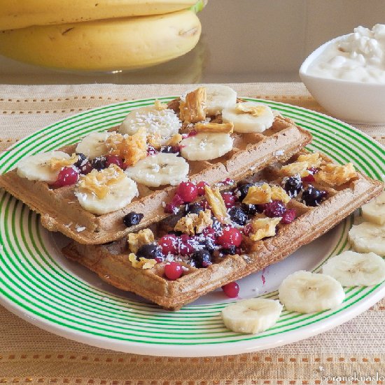 Vegan Waffles with Coconut Flour