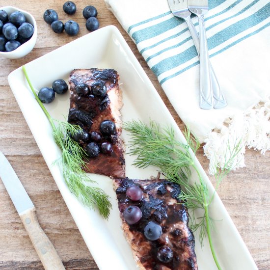 Blueberry BBQ Salmon