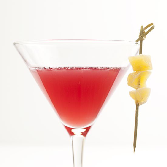 Ginger Cosmopolitan Cocktail