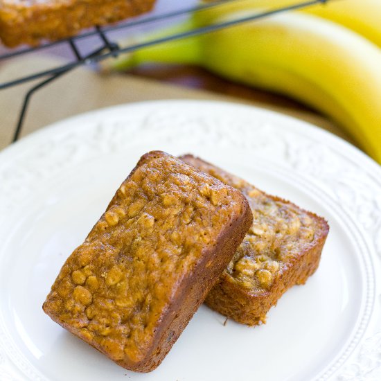 Peanut Butter Honey Banana Bread