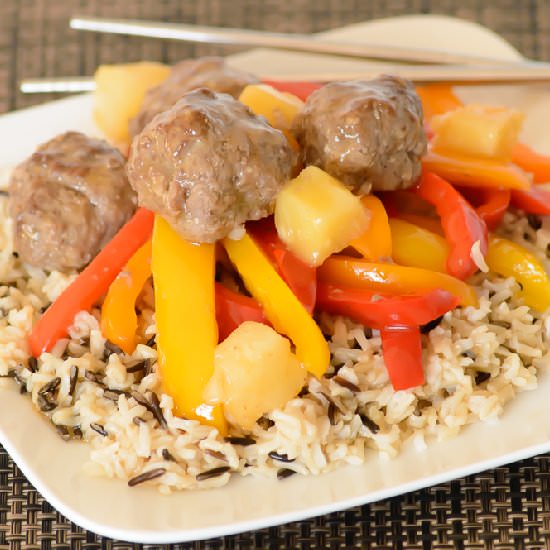 Gluten Free Sweet & Sour Meatballs