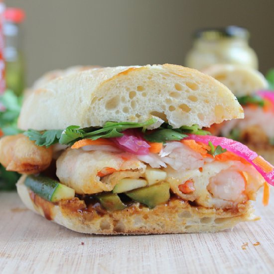 Shrimp Tempura Banh Mi