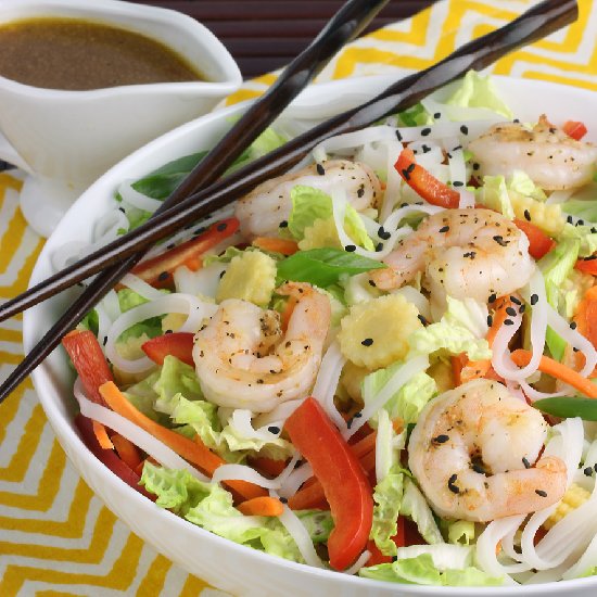 Asian Shrimp Salad Bowl