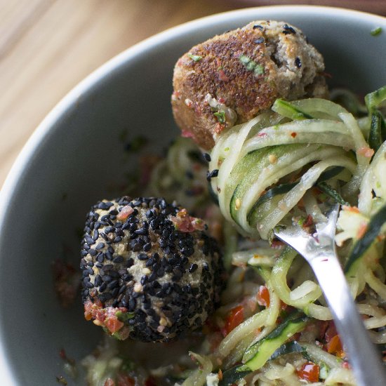 Vegan Spaghetti and Meatballs