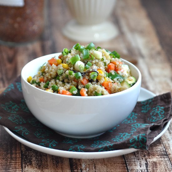 Vegan Quinoa Fried Rice