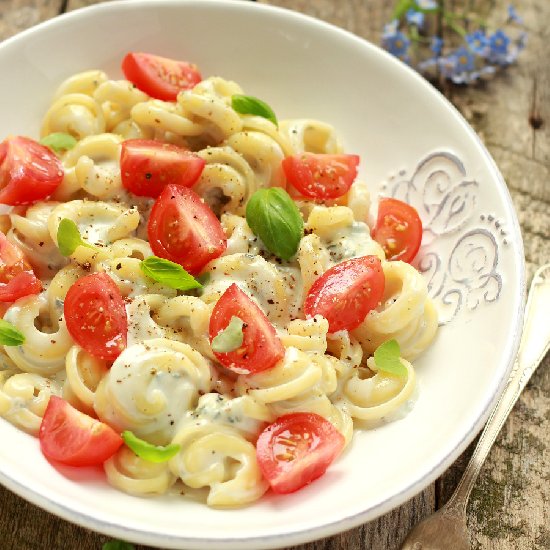 Pasta with Blue Cheese Sauce