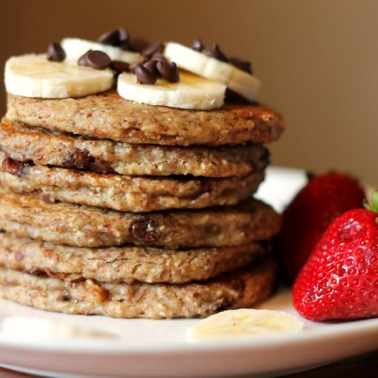 Chocolate Chip Cookie Dough Pancakes