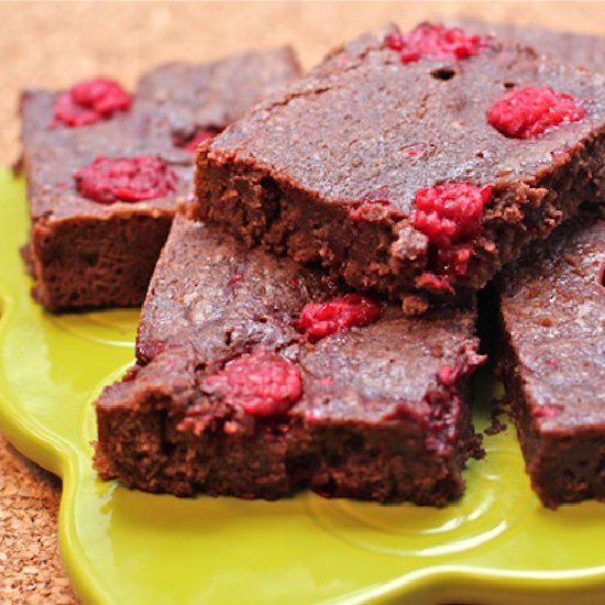 Chocolate Raspberry Brownies