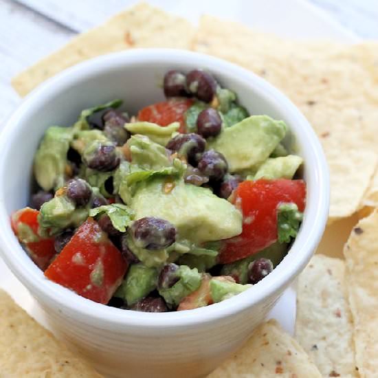 Black Bean Guacamole