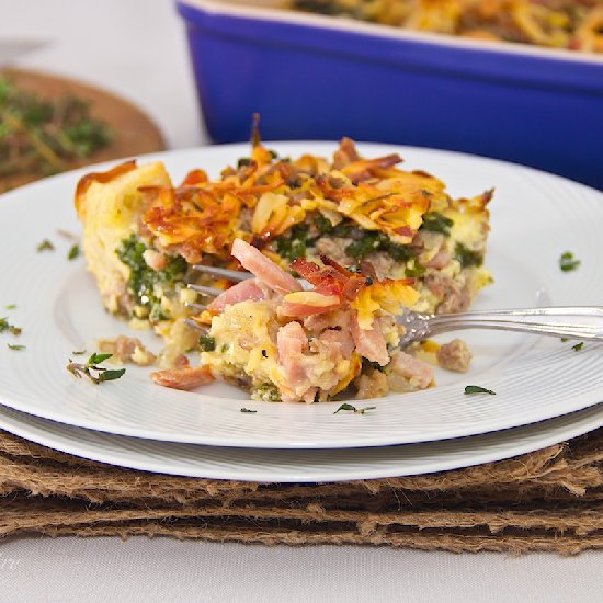 Meat Lover’s Breakfast Strata