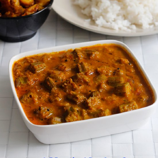 Ladies Finger Tamarind Curry