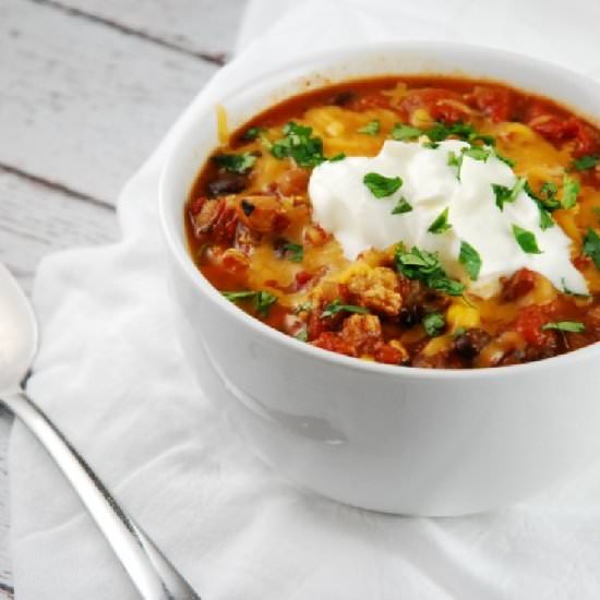 Turkey Taco Soup