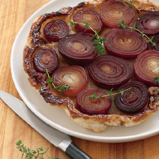 Caramelized Red Onion Tarte Tatin