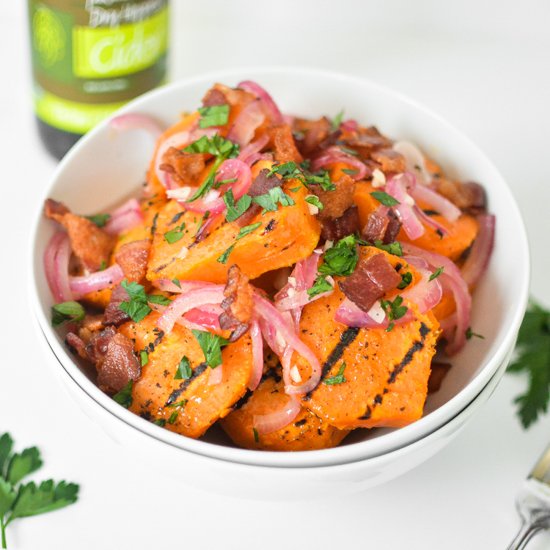 Grilled Sweet Potato Salad