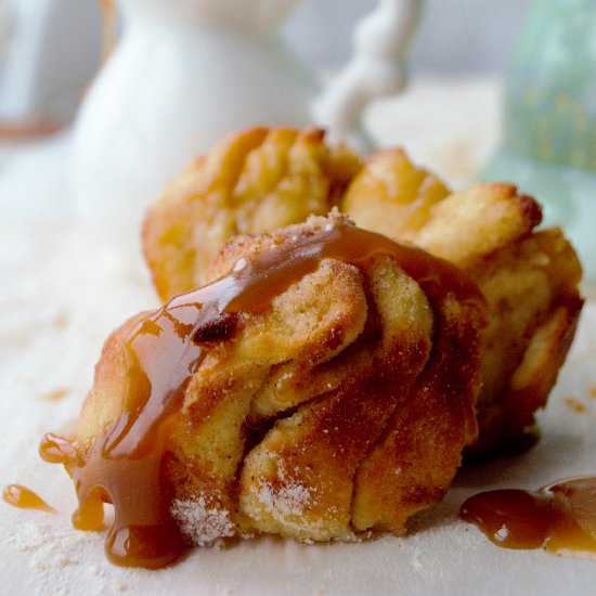 Warm Cinnamon & Caramel Muffins