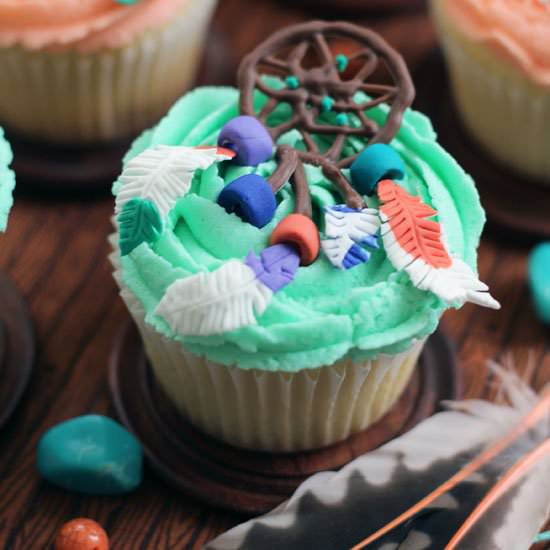 Dream Catcher Cupcakes