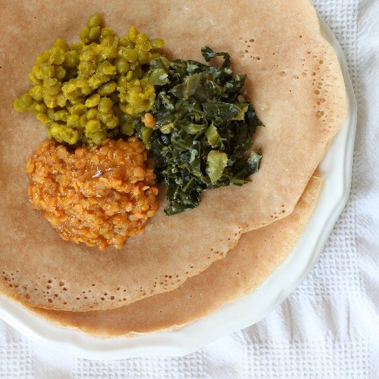 Vegan Ethiopian Trio