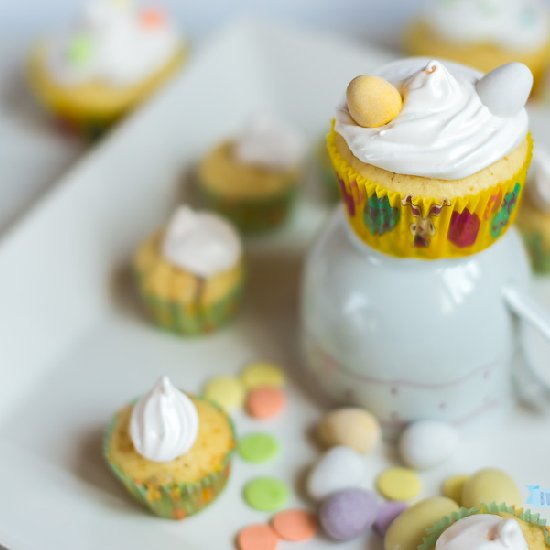 Lemon & coconut cupcakes