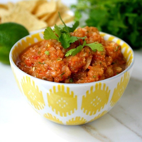 Spicy Balsamic Vinegar Salsa