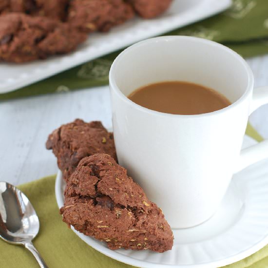 Chocolate Zucchini Scones