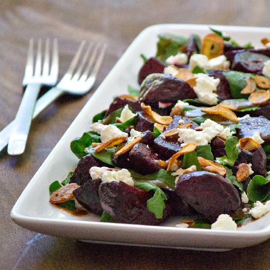 Warm Roasted Beet Salad