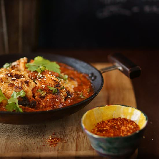 Cauliflower in Indian Curry