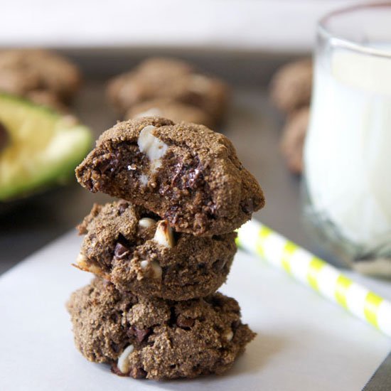 Chocolate Avocado Cookies