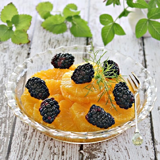 Blackberry and Orange Salad