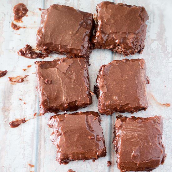 Fudgy Red Bean Brownies