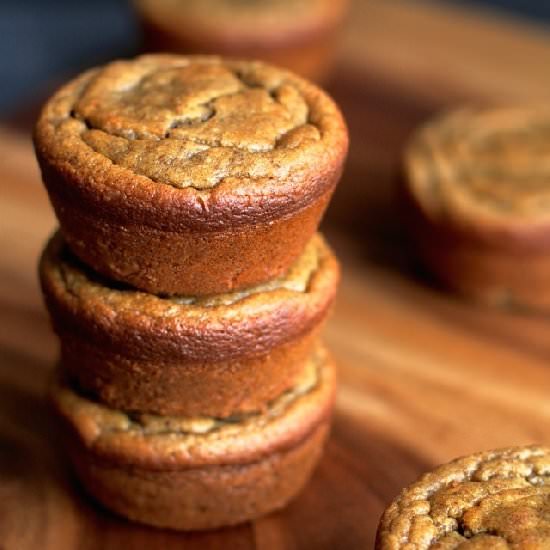 Flourless Banana Bread Muffins