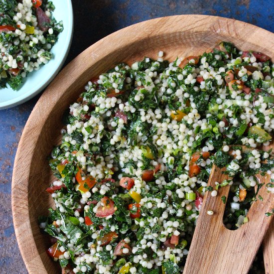 Israeli Couscous Tabbouleh